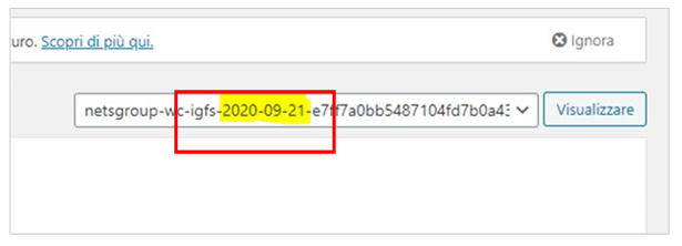 Selezione data